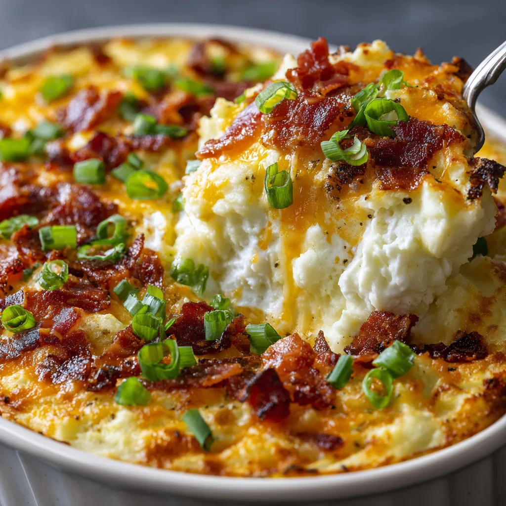 Loaded Mashed Potato Casserole: A Comfort Food Delight! 2 Loaded Mashed Potato Casserole