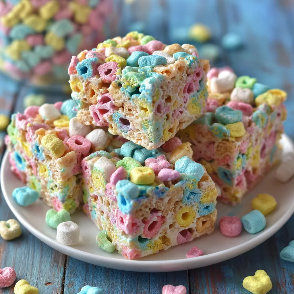 Lucky Charms Marshmallow Treats You Can’t Resist! 2 Lucky Charms Marshmallow Treats