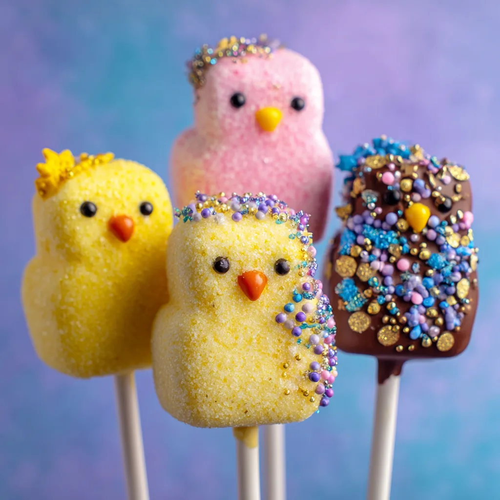 Marshmallow Peeps Pops (Easter Treat)