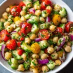 Mediterranean Chickpea Salad (Heart-Healthy) You’ll Love! 3 Mediterranean Chickpea Salad (Heart-Healthy)