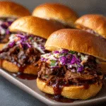 Pulled BBQ Beef Sandwiches (Slow Cooker) You'll Love! 3 Pulled BBQ Beef Sandwiches (Slow Cooker)