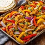 Sheet Pan Chicken Fajitas (Quick Cleanup)