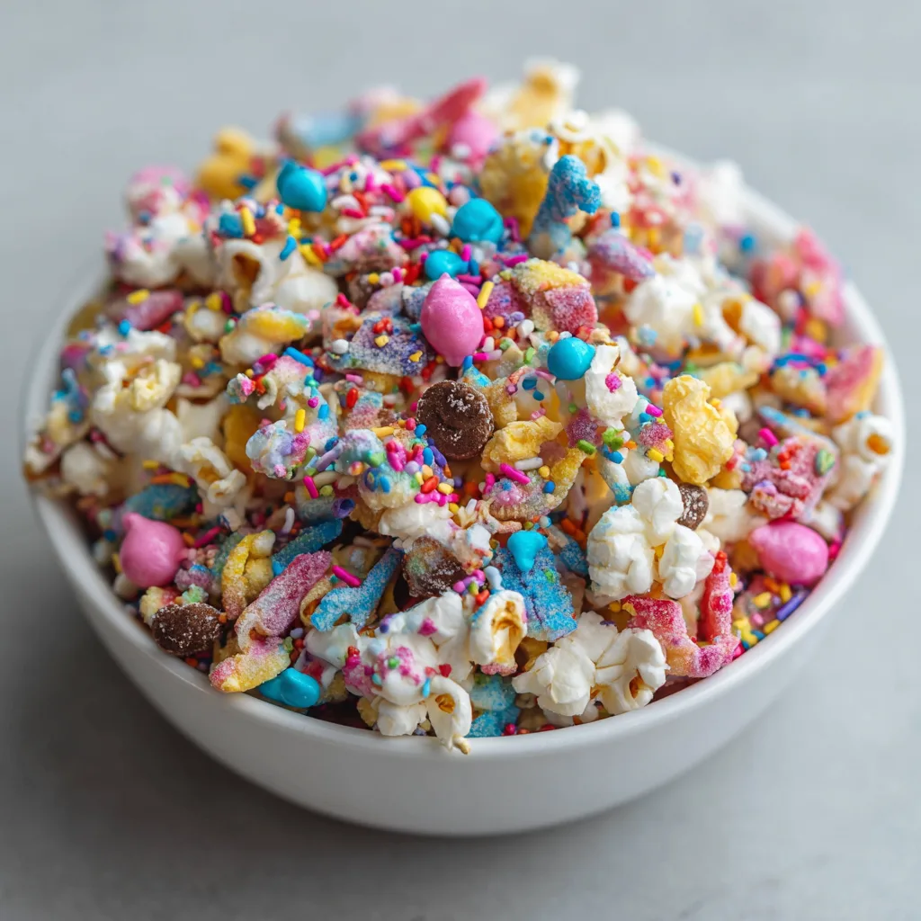 Unicorn Party Snack Mix (Colorful Treat)
