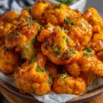 Vegan Buffalo Cauliflower Bites: A Must-Try Crowd Pleaser! 3 Vegan Buffalo Cauliflower Bites (Crowd-Pleasing App)