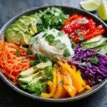 Vegan Spring Roll Bowl: Discover a Fresh Twist Today! 3 Vegan Spring Roll Bowl (Deconstructed Fresh Rolls)