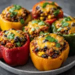 Veggie-Packed Quinoa Stuffed Peppers for Ultimate Flavor! 3 Veggie-Packed Quinoa Stuffed Peppers