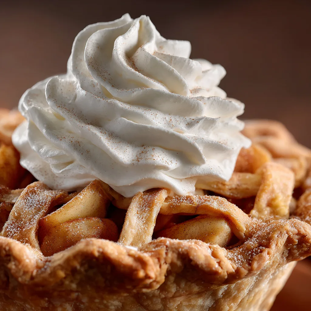 Warm Apple Pie with Cinnamon Whipped Cream: A Delicious Treat! 2 Warm Apple Pie with Cinnamon Whipped Cream