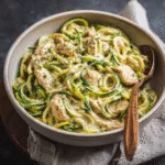 Whole30 Chicken Zoodle Alfredo
