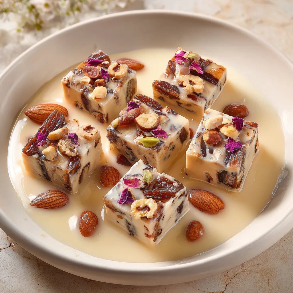 10-Minute Date Cubes in Milk: A Naturally Sweet Ramadan Tradition