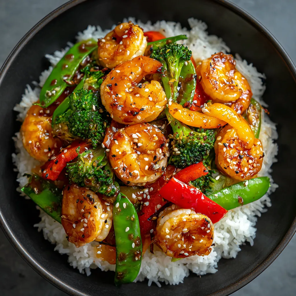 15-Minute Shrimp Stir Fry: Quick 43g Protein Delight! 2 15-Minute Shrimp Stir Fry: 43g Protein for Busy Weeknight Dinners