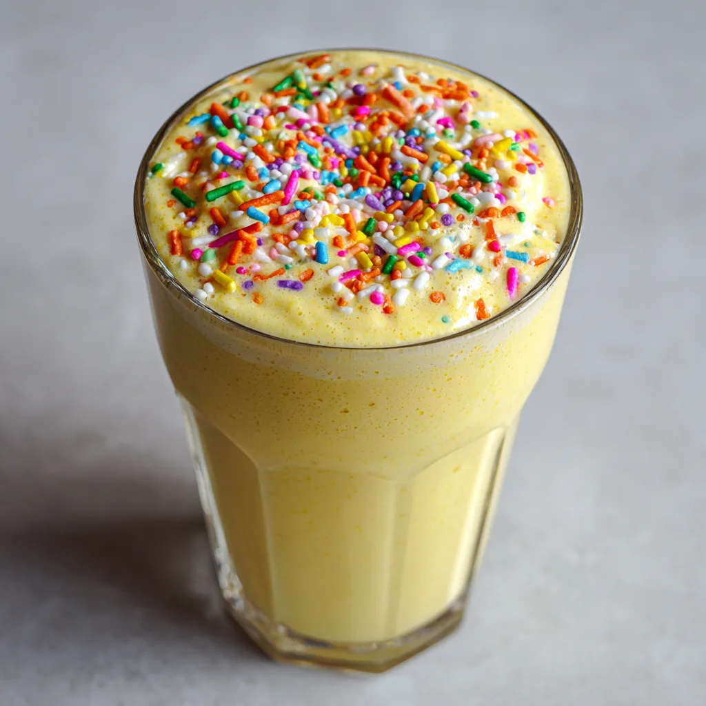 5-Minute Cake Batter Protein Shake: A Delightful Treat! 2 5-Minute Cake Batter Protein Shake for a Healthy Dessert Alternative