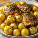 Air Fryer Chicken Thighs and Potatoes: Easy Dinner Hack! 3 Air Fryer Chicken Thighs and Potatoes: The $10 Family Dinner Hack