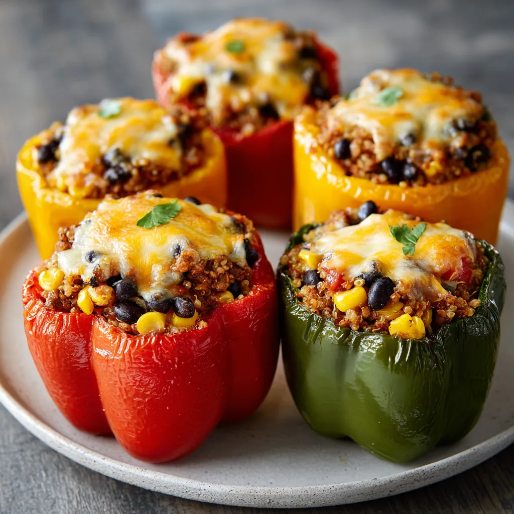 Air Fryer Stuffed Peppers: A Hearty, Protein-Packed Weeknight Dinner