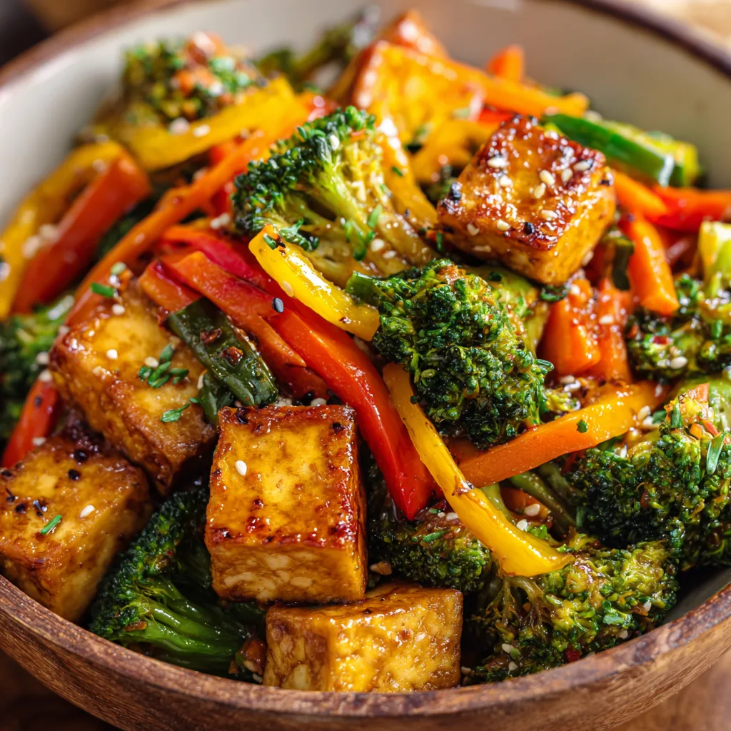 Air Fryer Tofu Stir Fry: Discover Crispy, Tangy Vegan Delight! 2 Air Fryer Tofu Stir Fry: Crispy, Tangy, and Perfectly Vegan