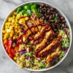 BBQ Protein Bowls with High-Fiber Coleslaw (Customizable Meal Prep)