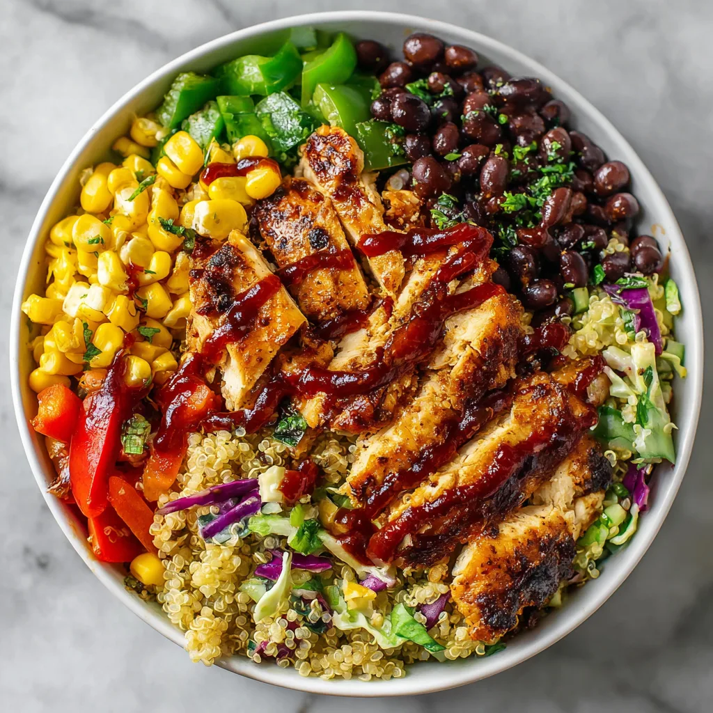 BBQ Protein Bowls with High-Fiber Coleslaw (Customizable Meal Prep)