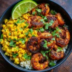 "Discover Blackened Shrimp Bowls with Fire-Roasted Corn!" 3 Blackened Shrimp Bowls with Fire-Roasted Corn and Brown Rice