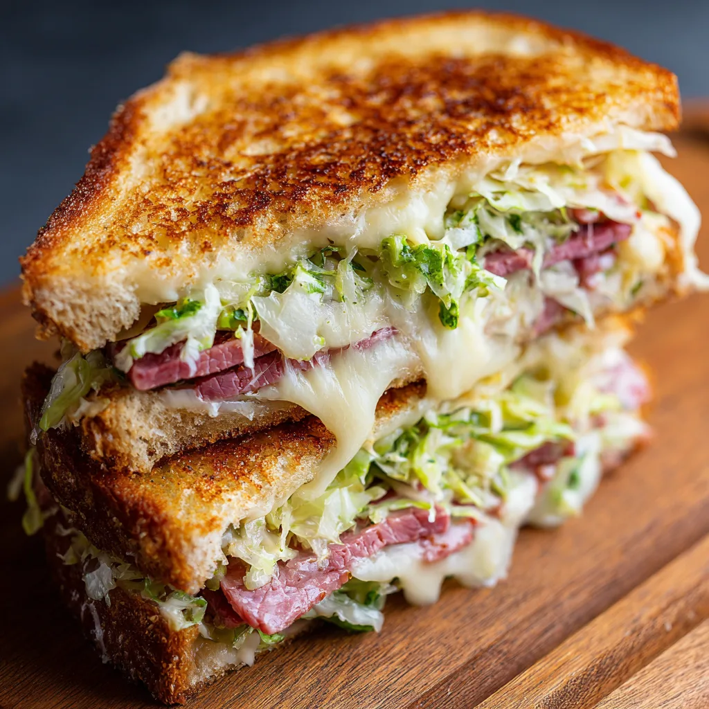 Corned Beef and Cabbage Grilled Cheese: The Cozy Holiday Sandwich
