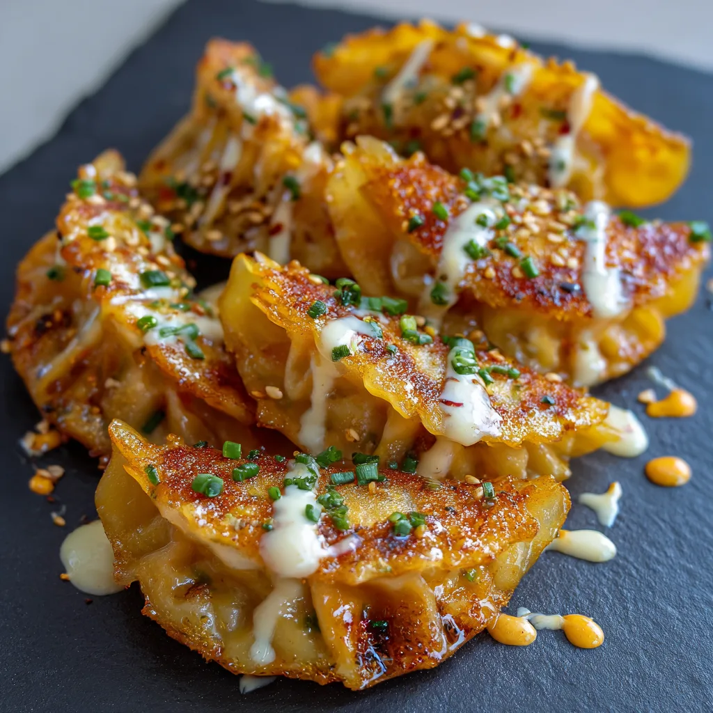 Crispy Shrimp Dumplings with a Mala Cream Sauce (Culinary Wars Inspired)