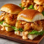 Crispy Shrimp Sandwiches with Air Fryer "Bang Bang" Sauce