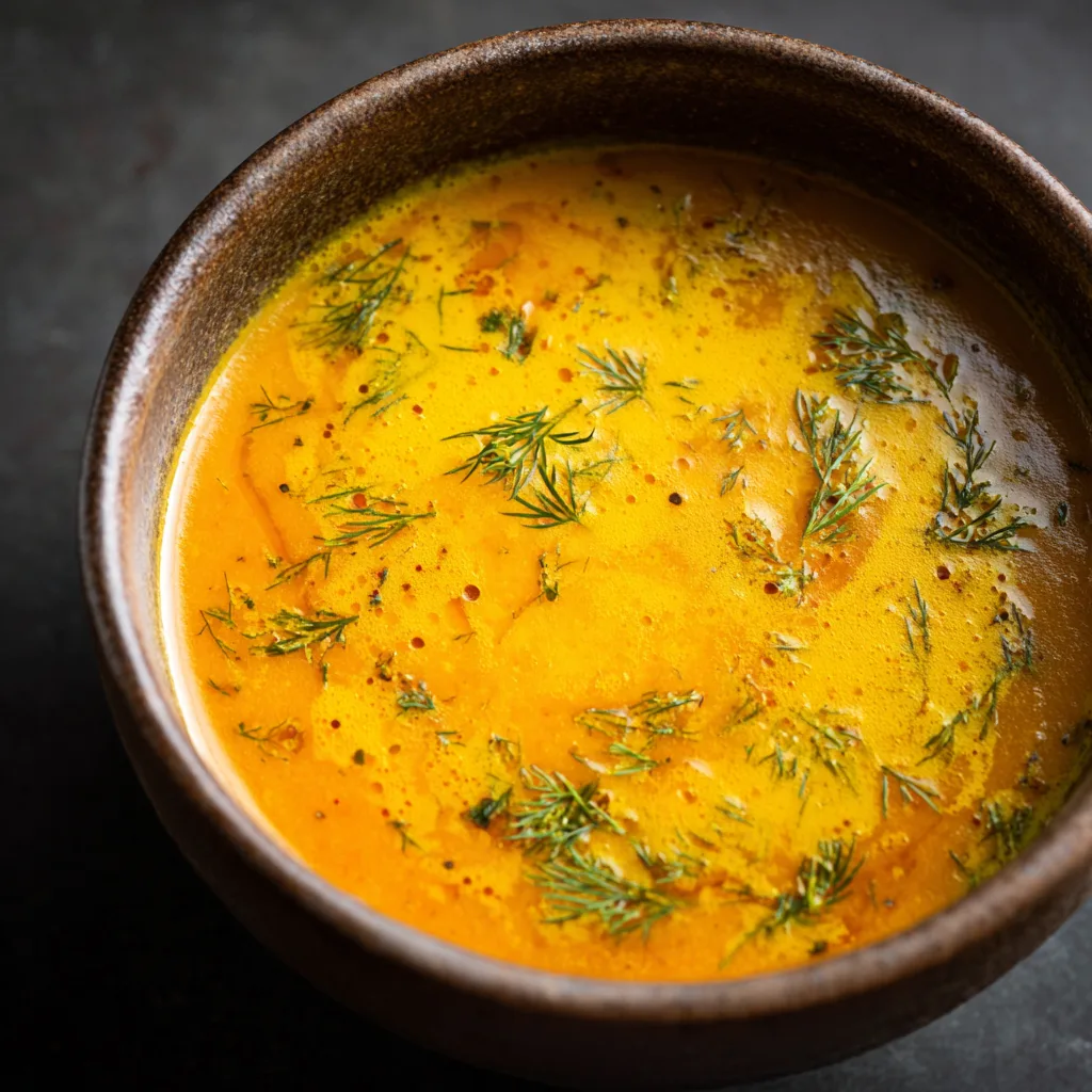 Fennel and Carrot Soup with Ginger and Turmeric (Seasonal Spring Reset)