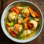 Homemade Matzo Ball Soup with a Fresh Lemon-Dill Twist