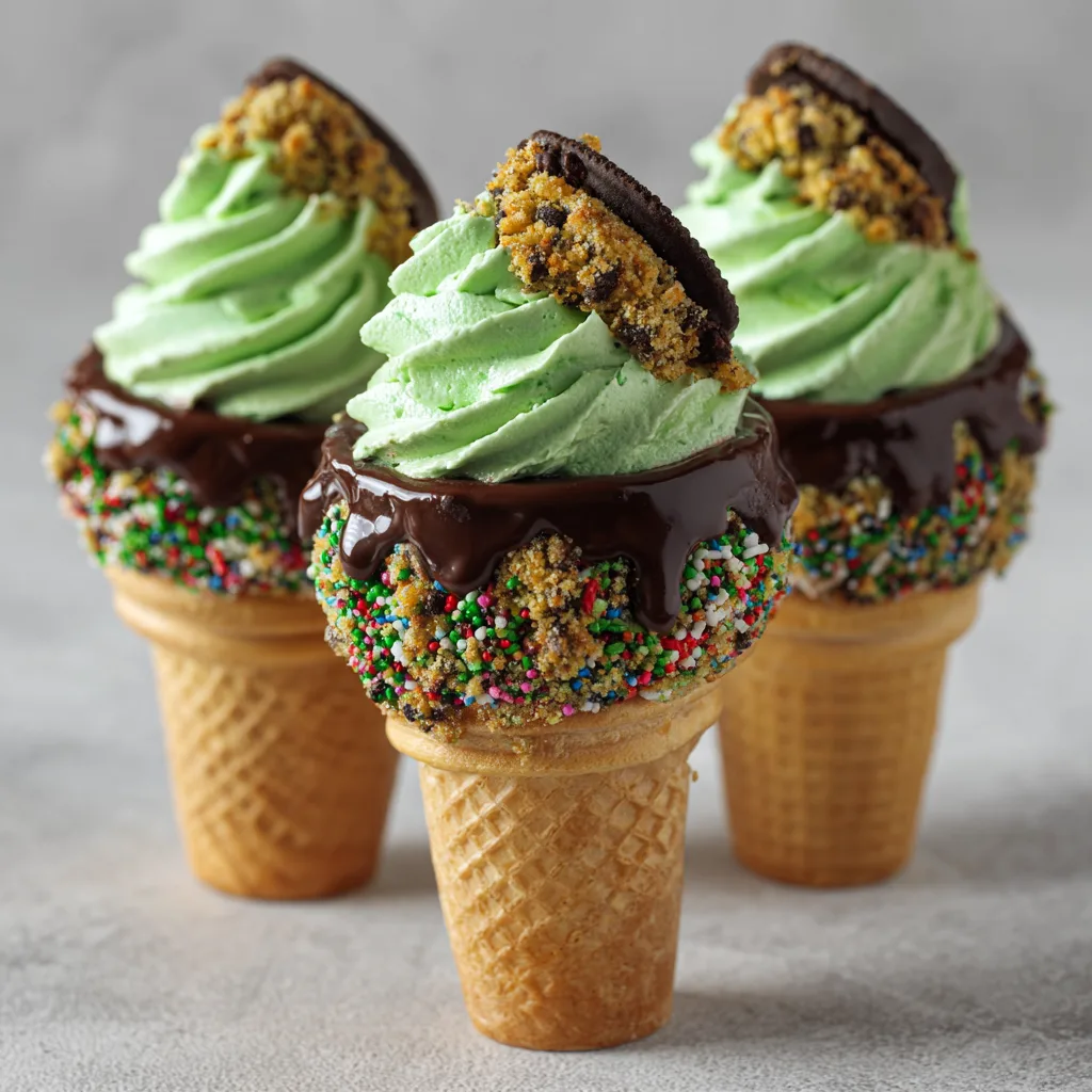 Mint Crunchin' Cookie Dipped Cones: The Viral DQ Dupe Recipe