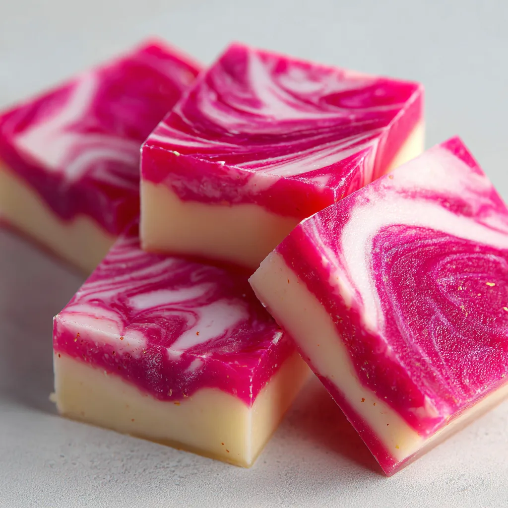 No-Bake Coconut Milk Jelly Bars with Raspberry Swirl: A Delight! 2 No-Bake Coconut Milk Jelly Bars with Raspberry Swirl