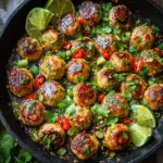 One-Pan Thai Chicken Meatballs: 26g Protein in Under 30 Minutes