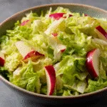 Shaved Savoy Cabbage Salad: Fresh Twist with Apples! 3 Shaved Savoy Cabbage Salad with Ginger-Dijon Vinaigrette and Apples