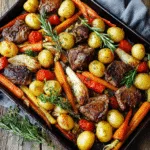 Sheet-Pan Easter Lamb with Roasted Carrots and New Potatoes