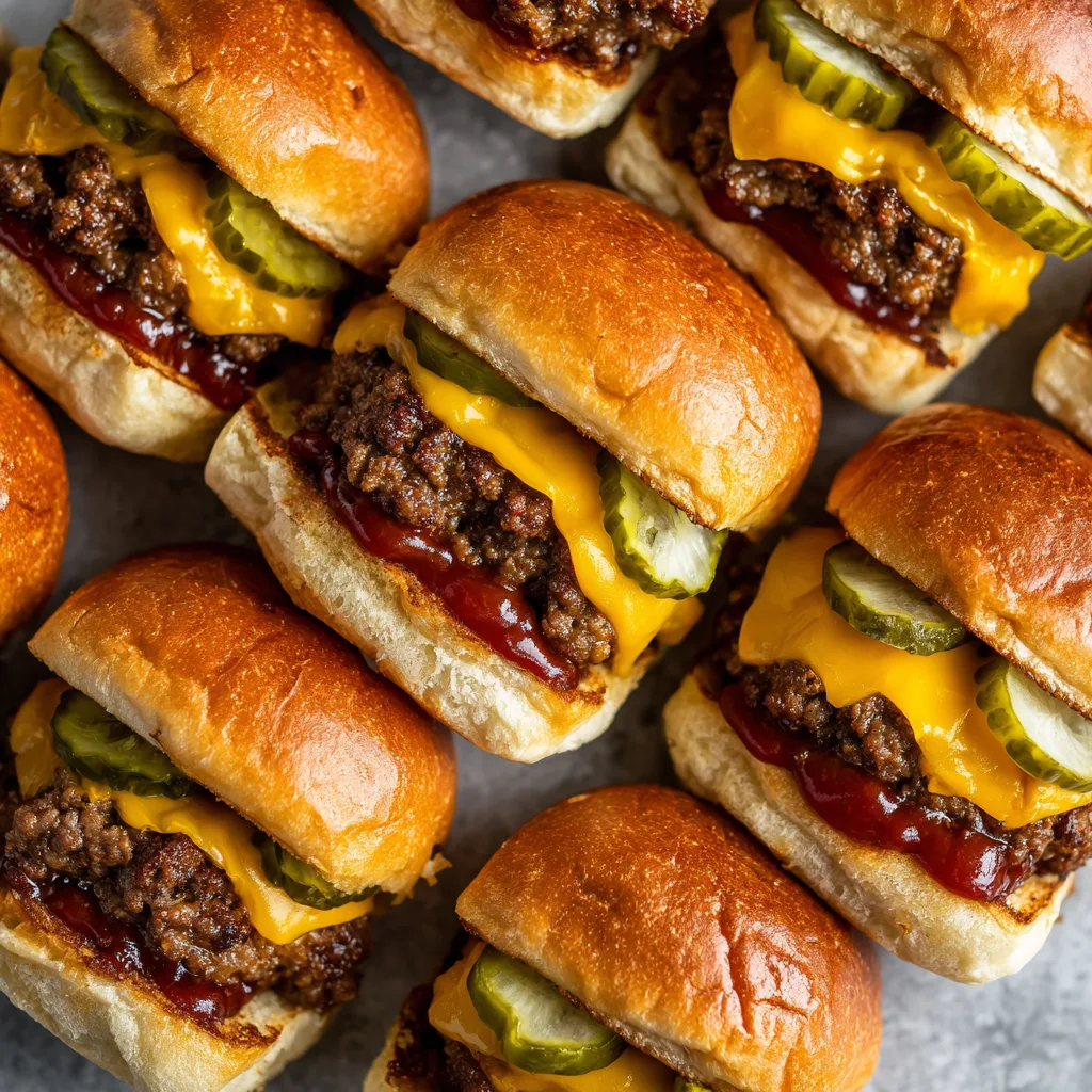 Smash Burger Sliders with Crispy Edges and Secret Sauce