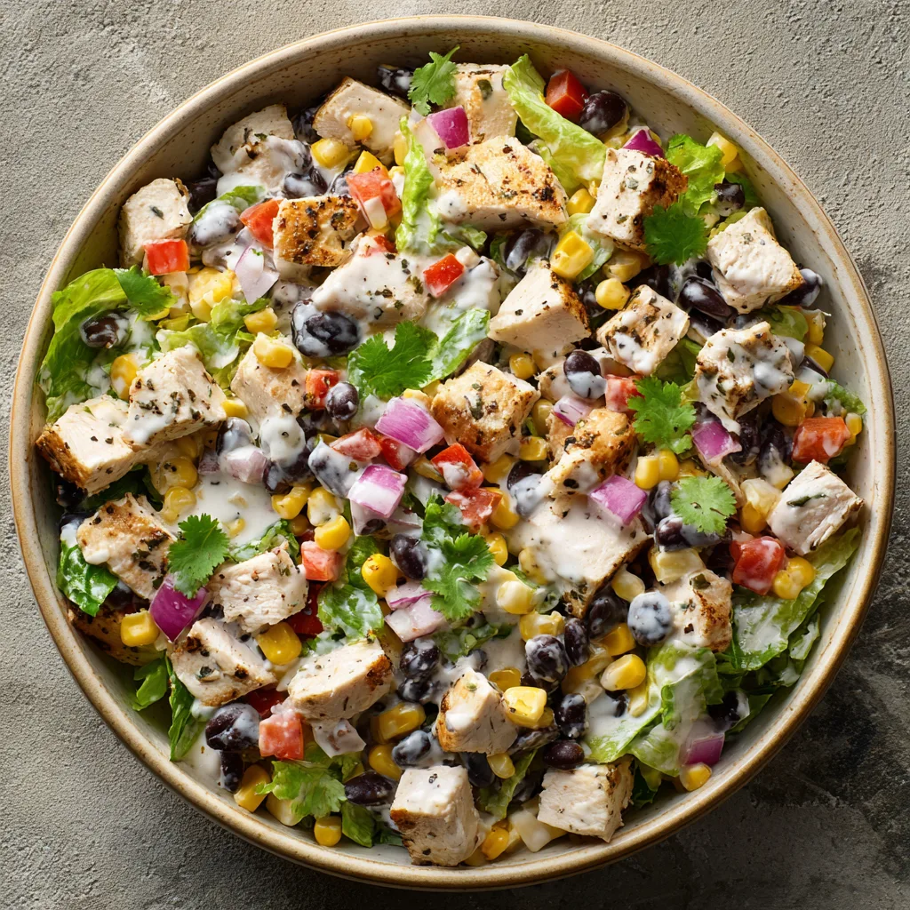 Southwestern Chicken Salad with Greek Yogurt (No Mayo, 100% Bold Flavor)
