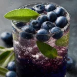 Sparkling Blueberry and Sage Spritzer (The Sophisticated Mocktail Trend)