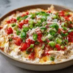 Spicy Taco Dip with Shredded Chicken and Greek Yogurt: Enjoy a Healthy Twist! 3 Spicy Taco Dip with Shredded Chicken and Greek Yogurt (No Mayo)