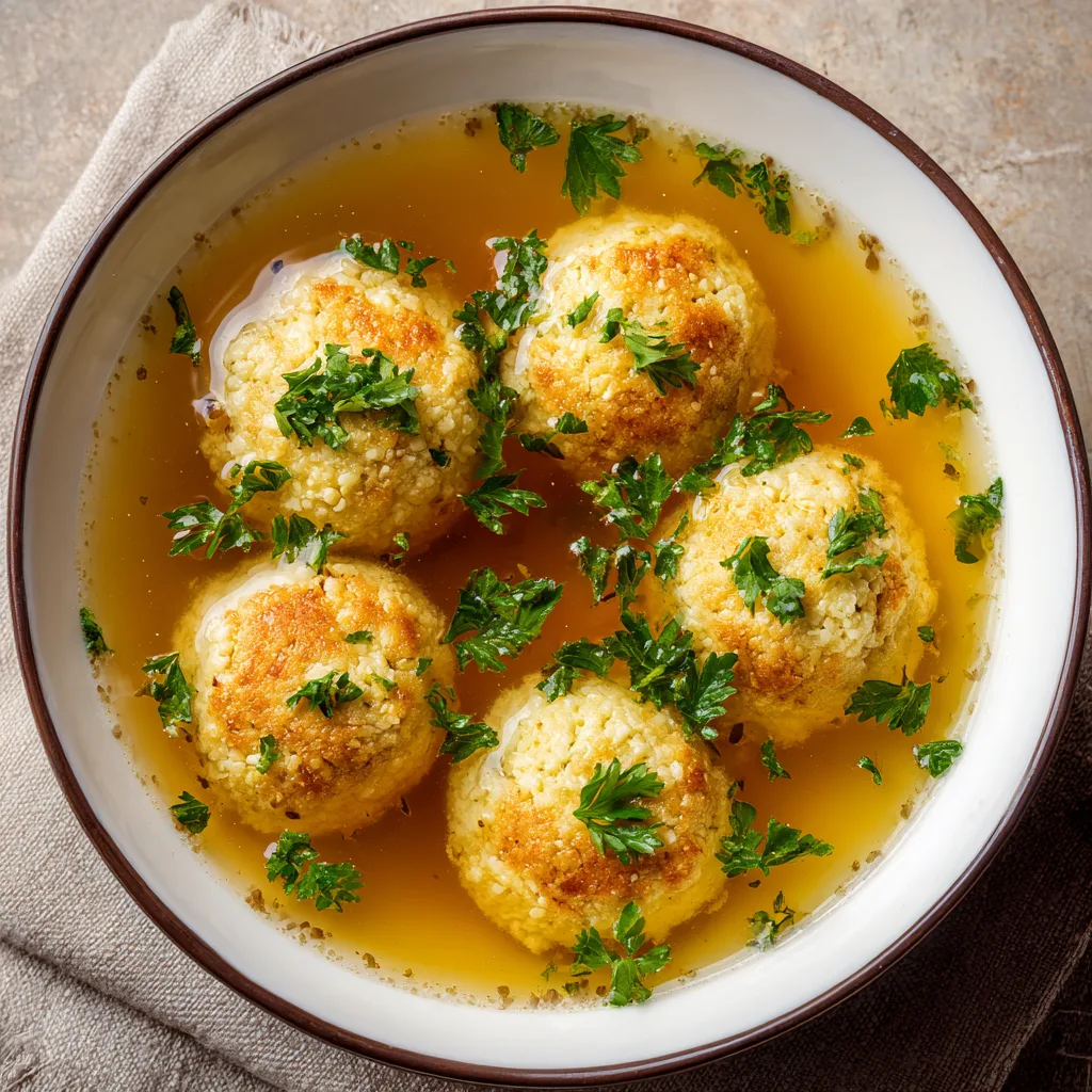 The Best Matzo Ball Soup: Discover Fluffy Balls Today! 2 The Best Matzo Ball Soup: Fluffy Balls in a Savory Ginger Broth