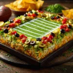 The Viral Football Field Dip: A Show-Stopping Game Day Centerpiece