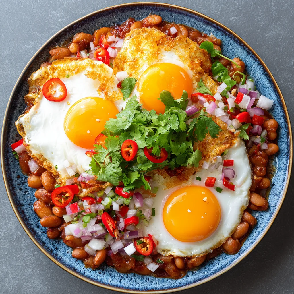 Traditional Malay "Kacang Pool" Using Simple Pantry Baked Beans
