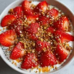 Viral Strawberry Cottage Cheese Breakfast Bowl (High Protein & 5 Minutes)