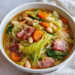 Zero-Waste Cabbage Stew with Ham Bone and White Beans