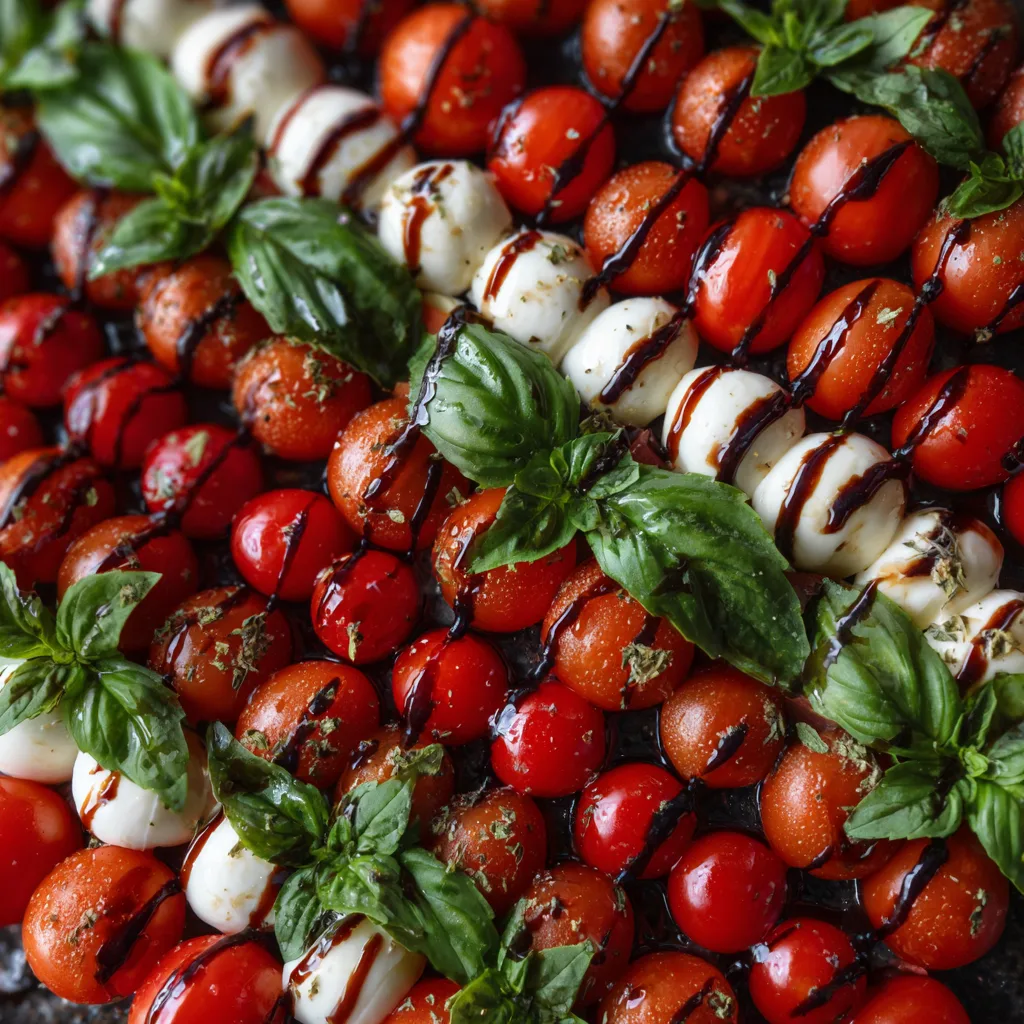 American Flag Caprese Platter (vegetarian)