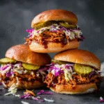 BBQ Jackfruit Sandwiches (vegan)