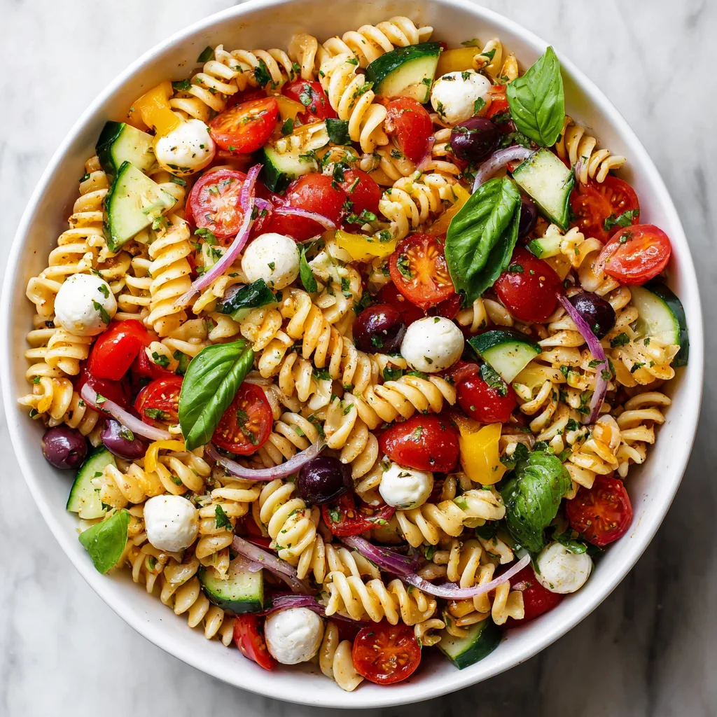 Big Batch Italian Pasta Salad
