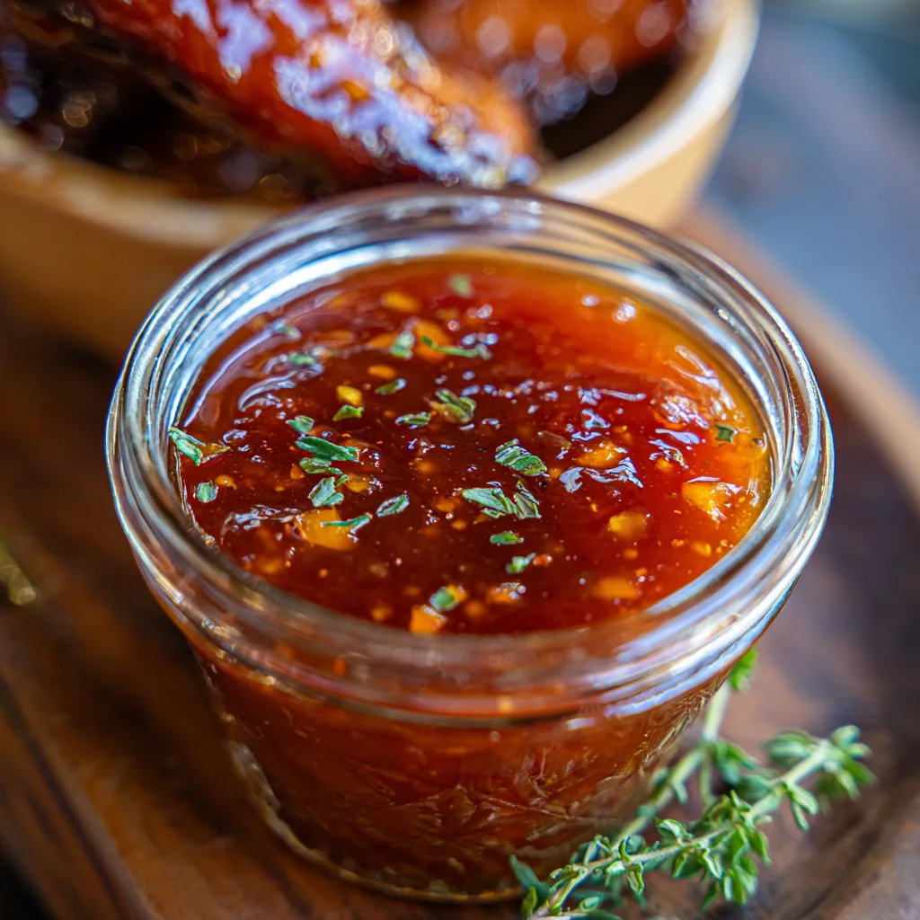 Bourbon Peach BBQ Sauce (BBQ)