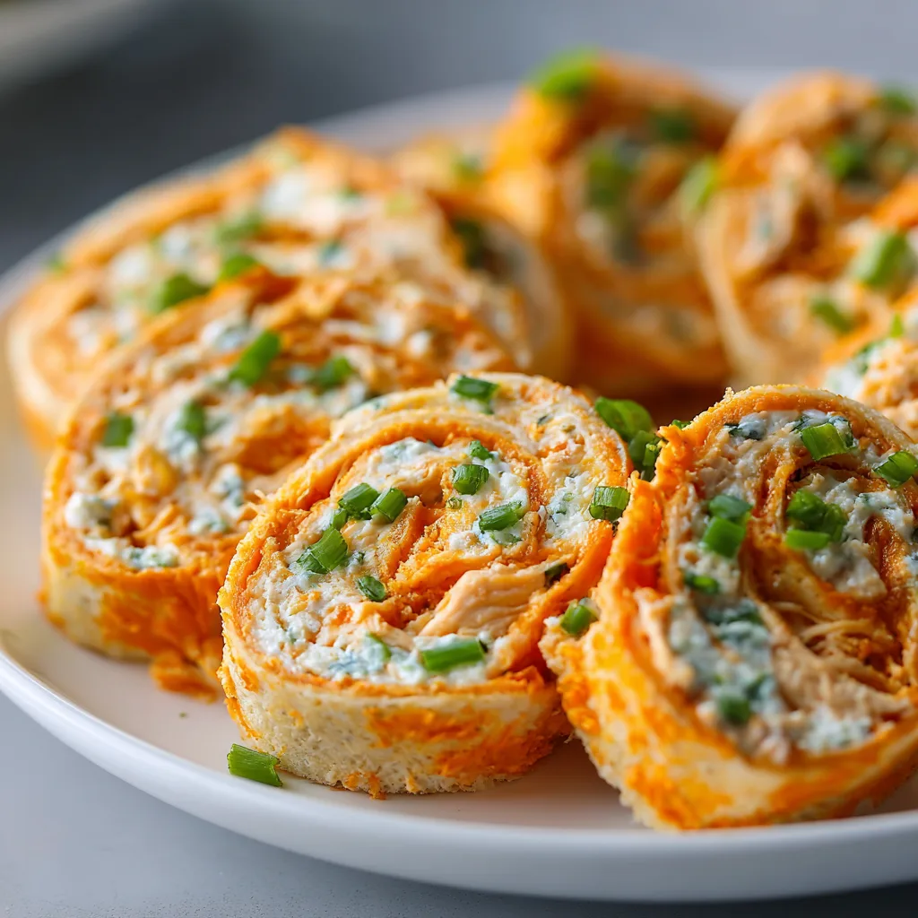 Buffalo Chicken Pinwheels