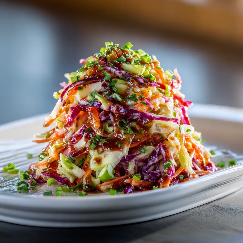 Cabbage “BBQ” Slaw with Tangy Dressing