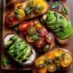 Caprese Avocado Toast Platter