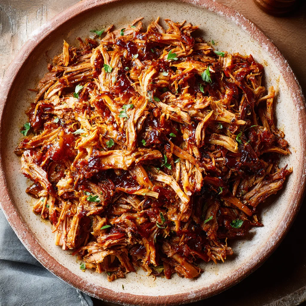 Carolina Pulled Pork with Vinegar Sauce