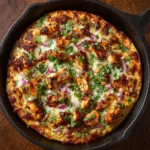 Cast-Iron BBQ Chicken Pizza (BBQ)