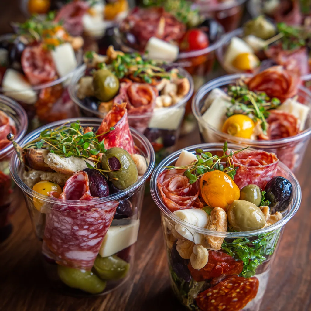 Charcuterie Cups for a Crowd